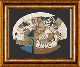 Mother - Porcelain Painting - Framed