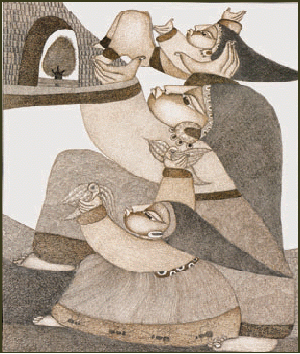 Temples of Hard Stones - Print